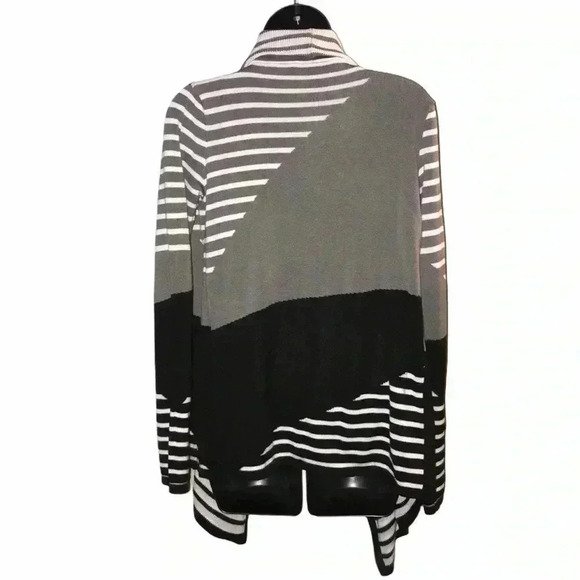 Staring At Stars Open Front Stripe Cardigan Size M - Picture 3 of 5